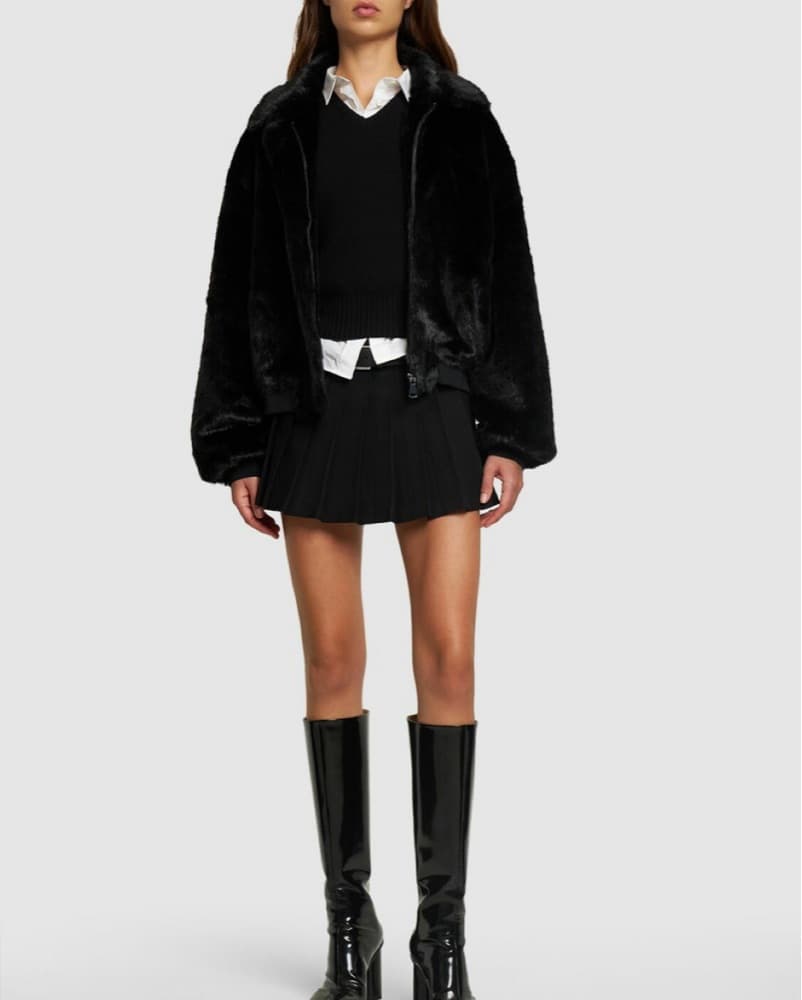 The Frankie Shop faux-fur Bomber Jacket - Image 2