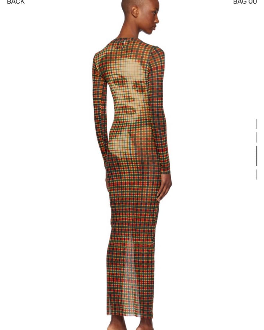 Jean Paul Gaultier Tartan Face Maxi  - Image 2
