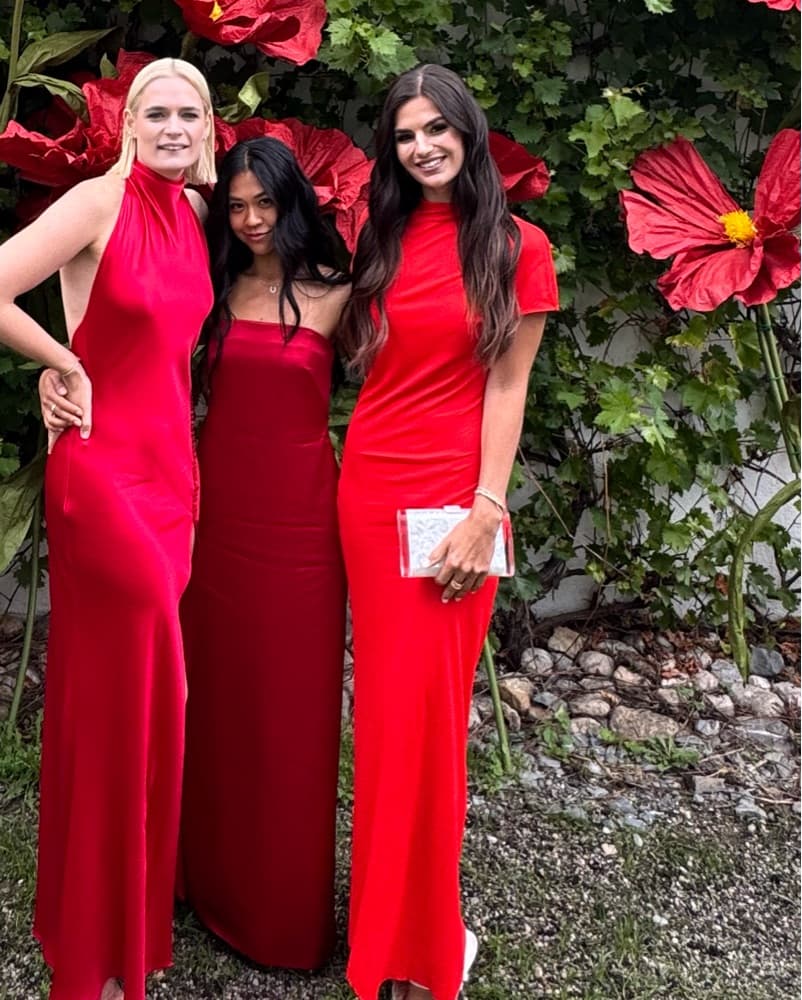 Khaite Red Yenza Dress - Image 2