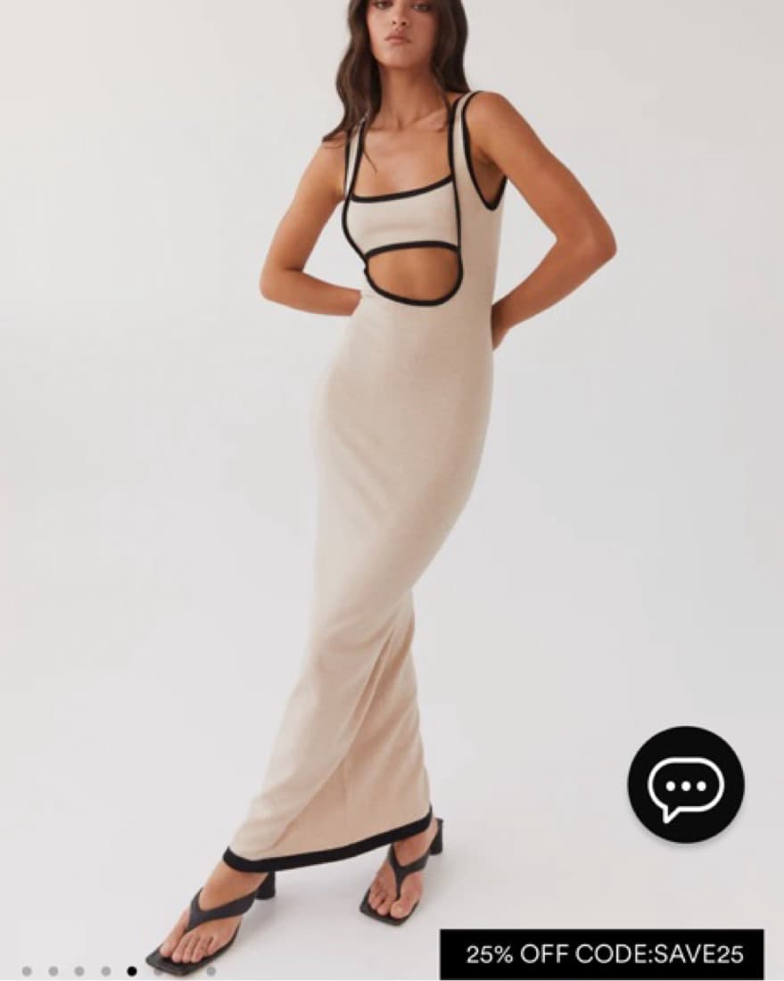 dress:Lost In Paris Knit Maxi peppermayo - Image 2