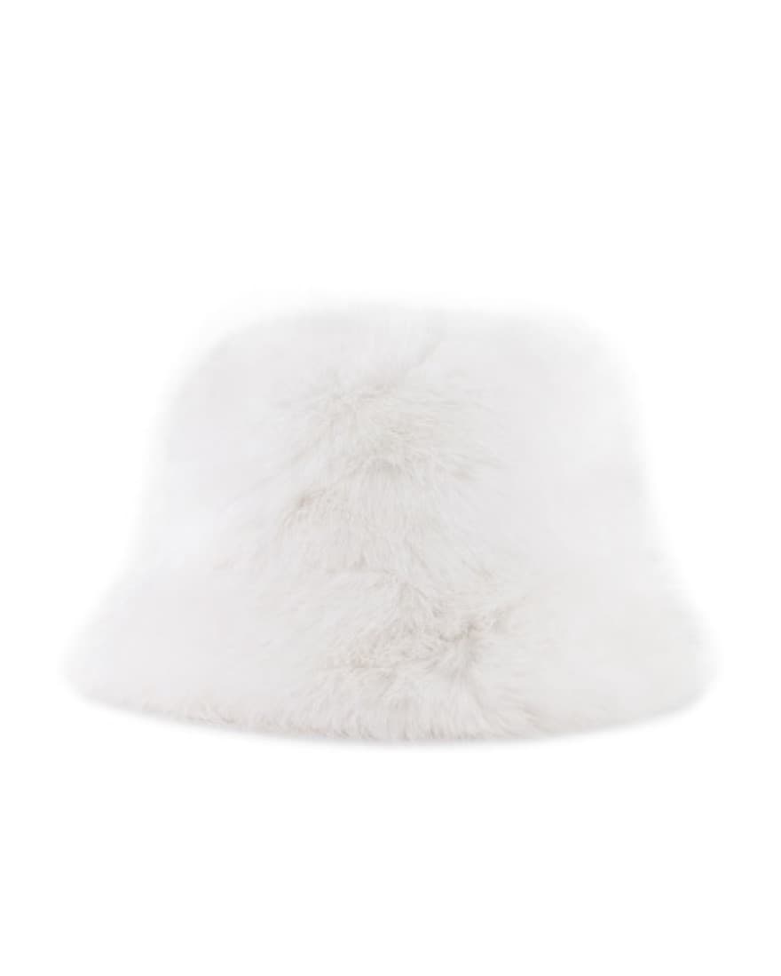 Lamarque Kayley Bucket Hat in Ivory - Image 3
