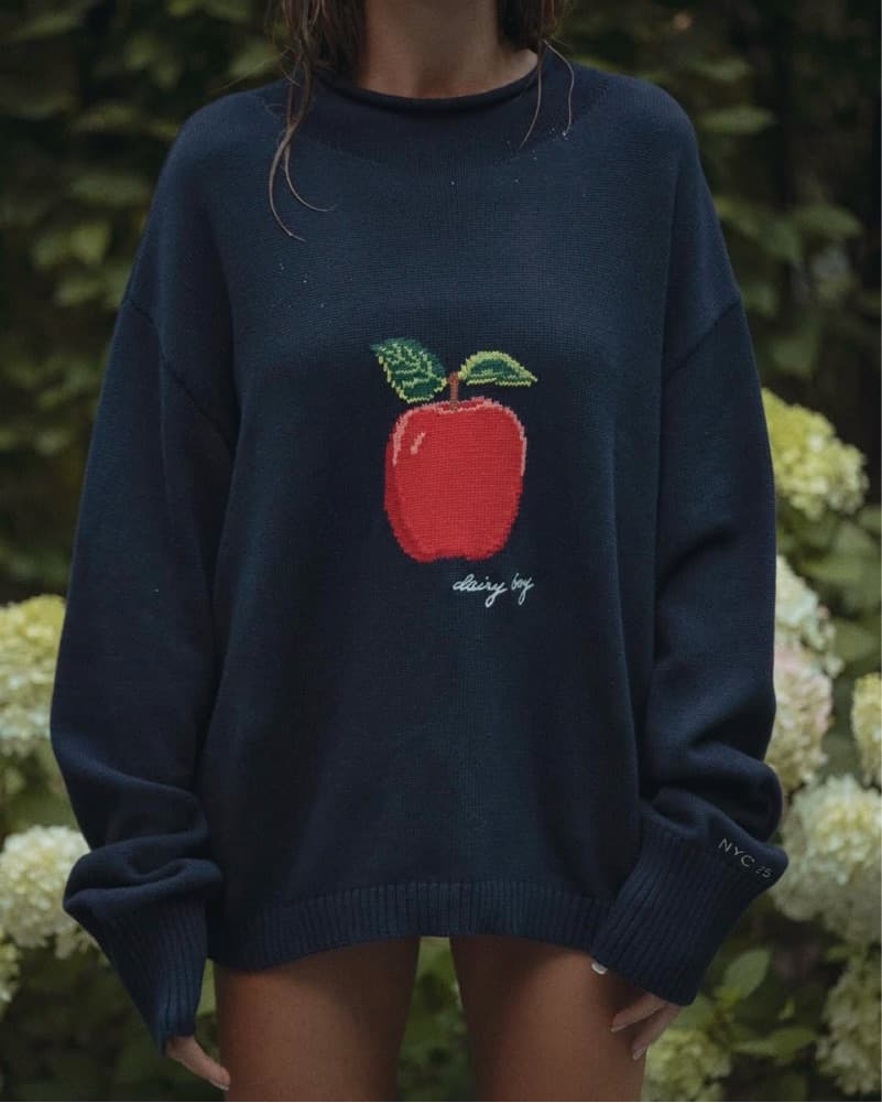 Dairy Boy Apple Sweater - Image 1
