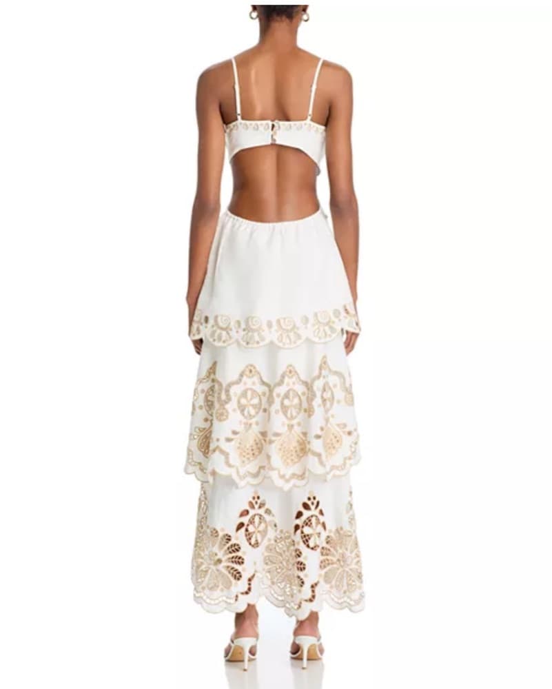 Farm Rio Floral Tiered Maxi Dress - Image 2
