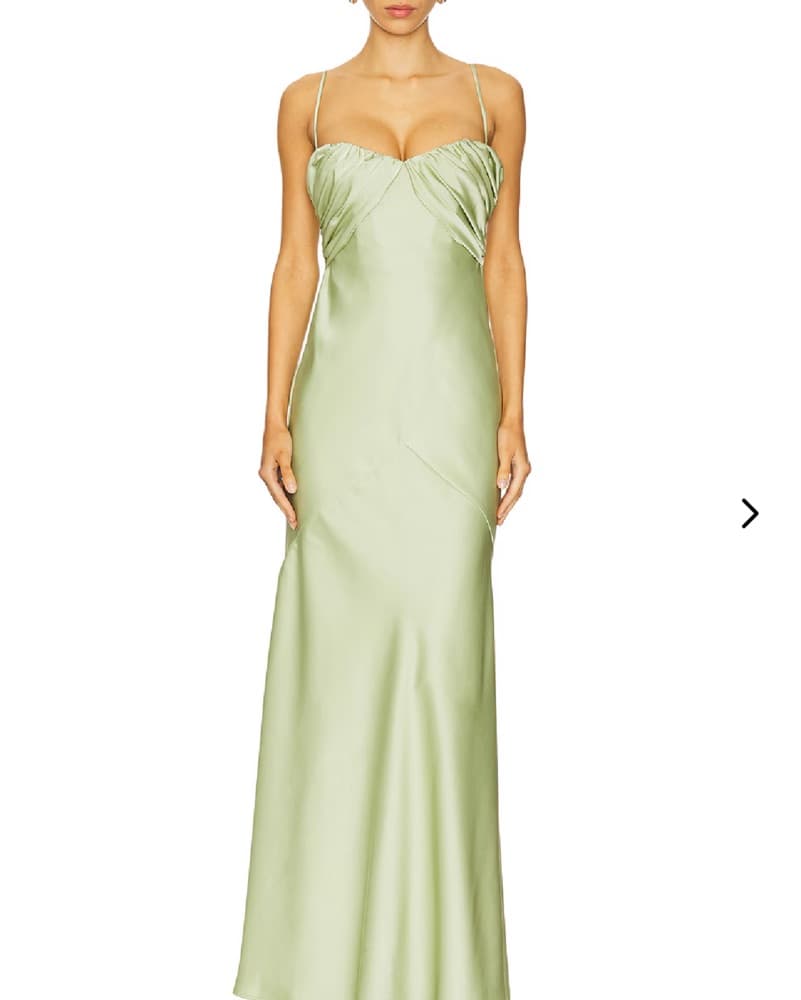 Lovers and Friends Sage Green Maxi Dress - Image 1