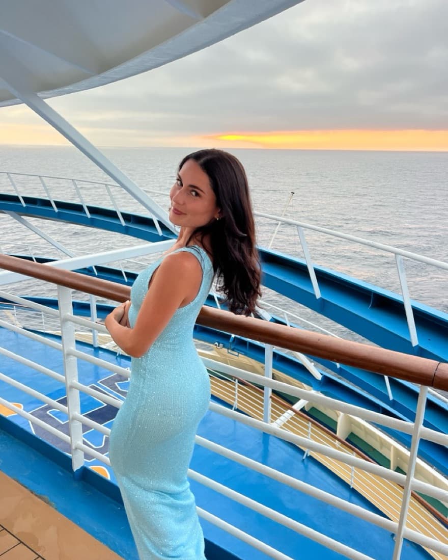 Asta Resort Blue Dress - Image 3