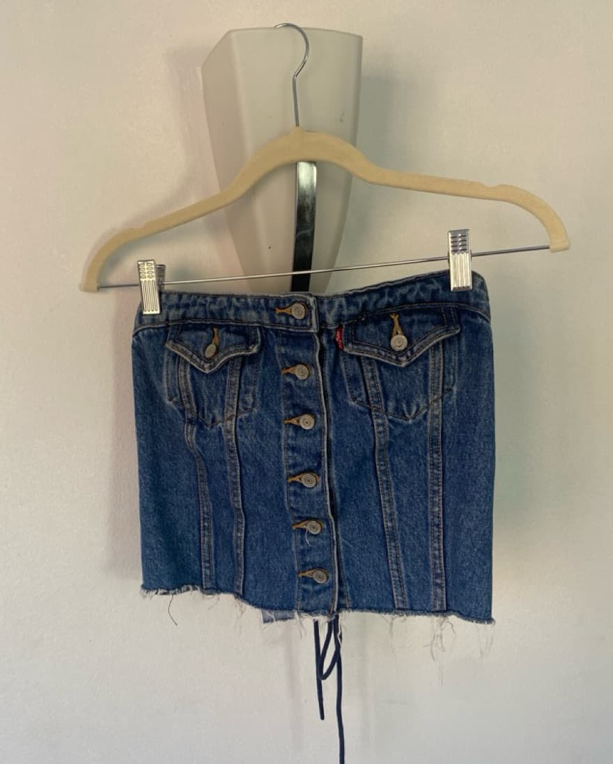 Levi’s Lace Up Corset Top - Image 1