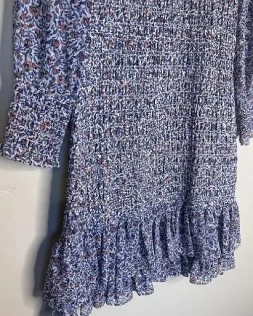 Veronica Beard Farha Vine Floral Dress 4 - Image 4