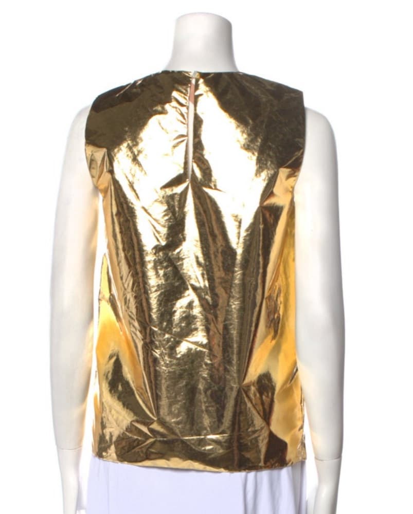 Metallic Gold Top - Image 3
