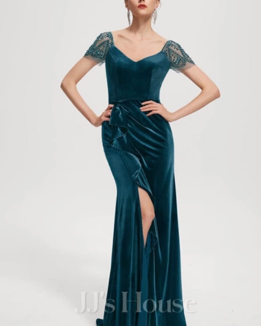 Gatsby Velvet Dress - Image 1
