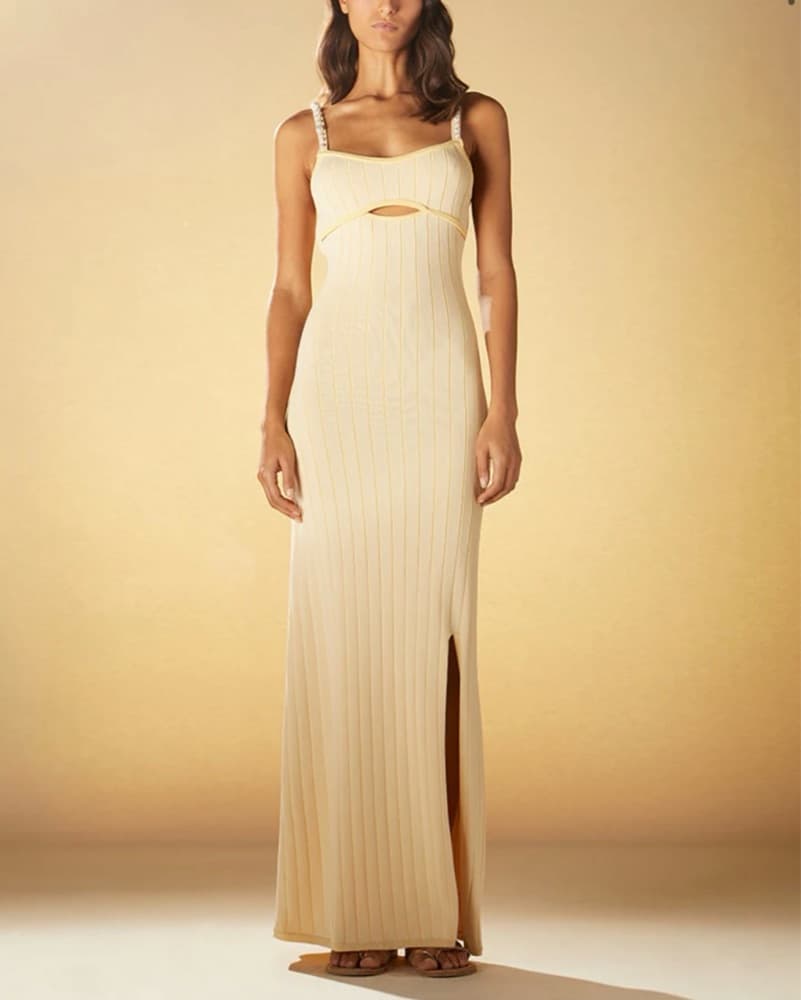Tresse Dress With Pearls - Image 1