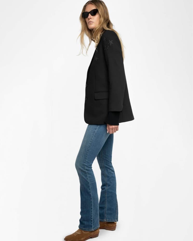 Zadig & Voltaire Viva Strass Star Blazer - Image 5