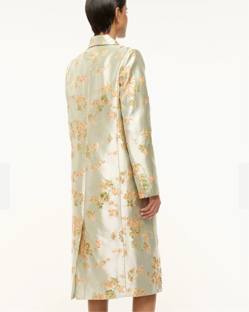 Staud ANTOINETTE COAT METALLIC BLOOM - Image 2