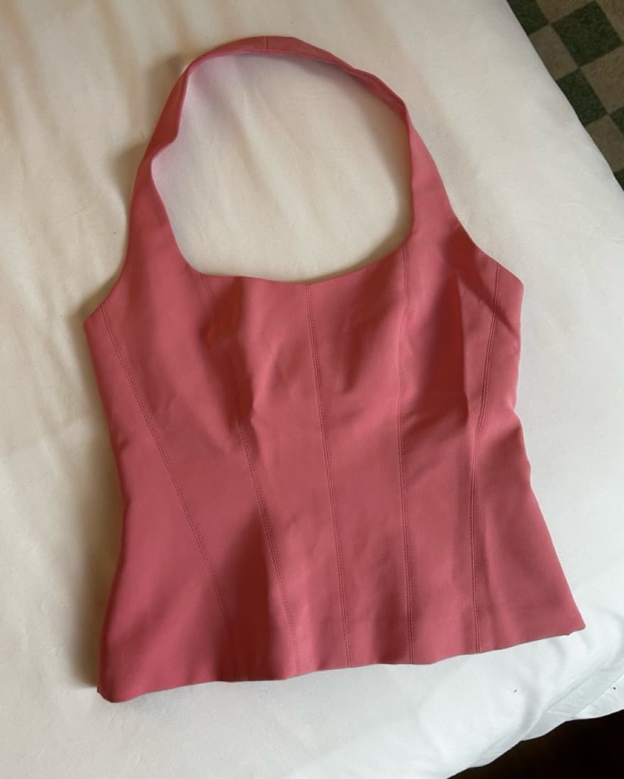 Zara Pink Corset Halter - Image 1