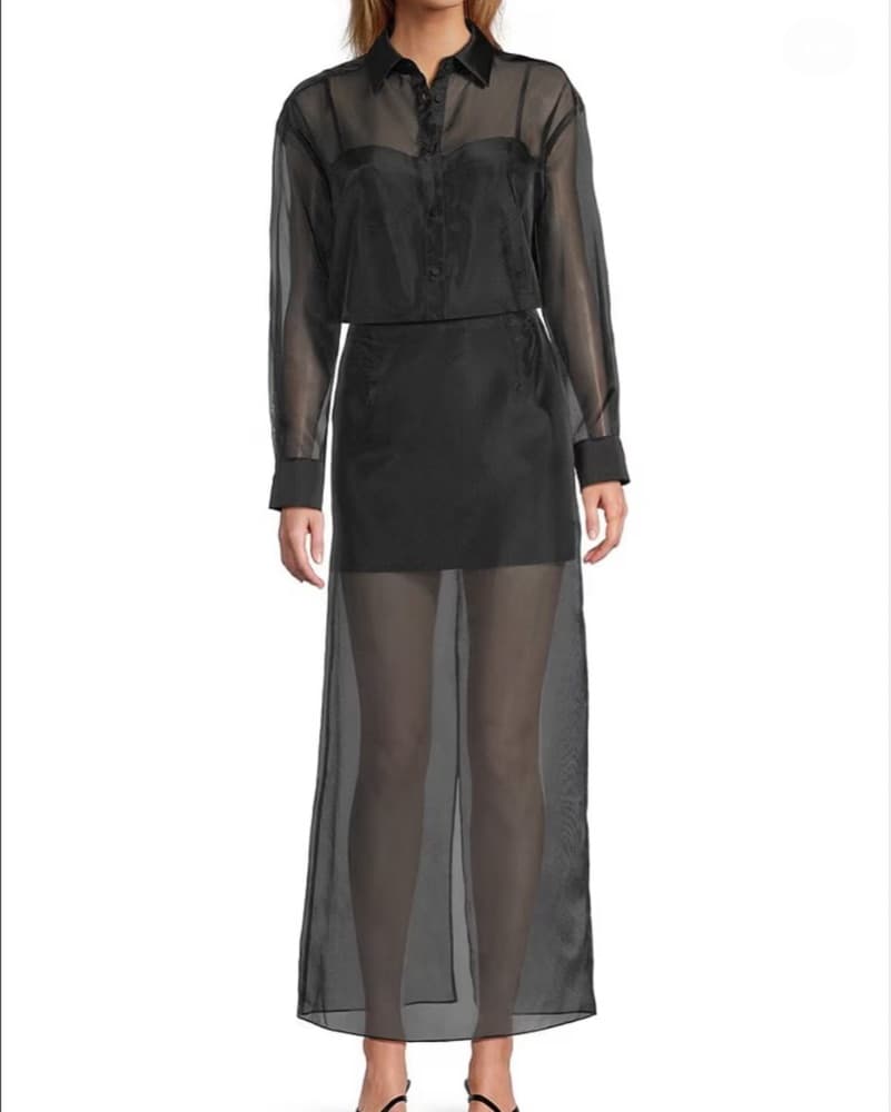Antonio Melani Black Sheer Set - Image 1