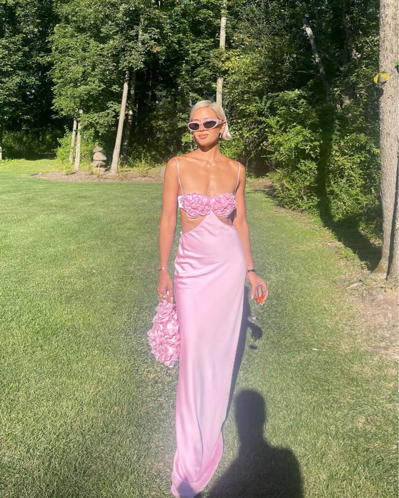 Selezza Everlyn Maxi Dress Pink  - Image 1