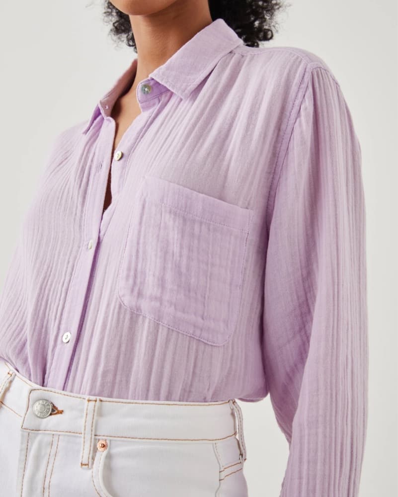 Rails Light Purple Organic Cotton Shirt - Image 2