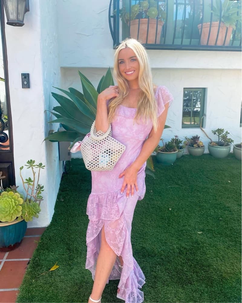Lovers and Friends Lilac Rosewater Gown - Image 2