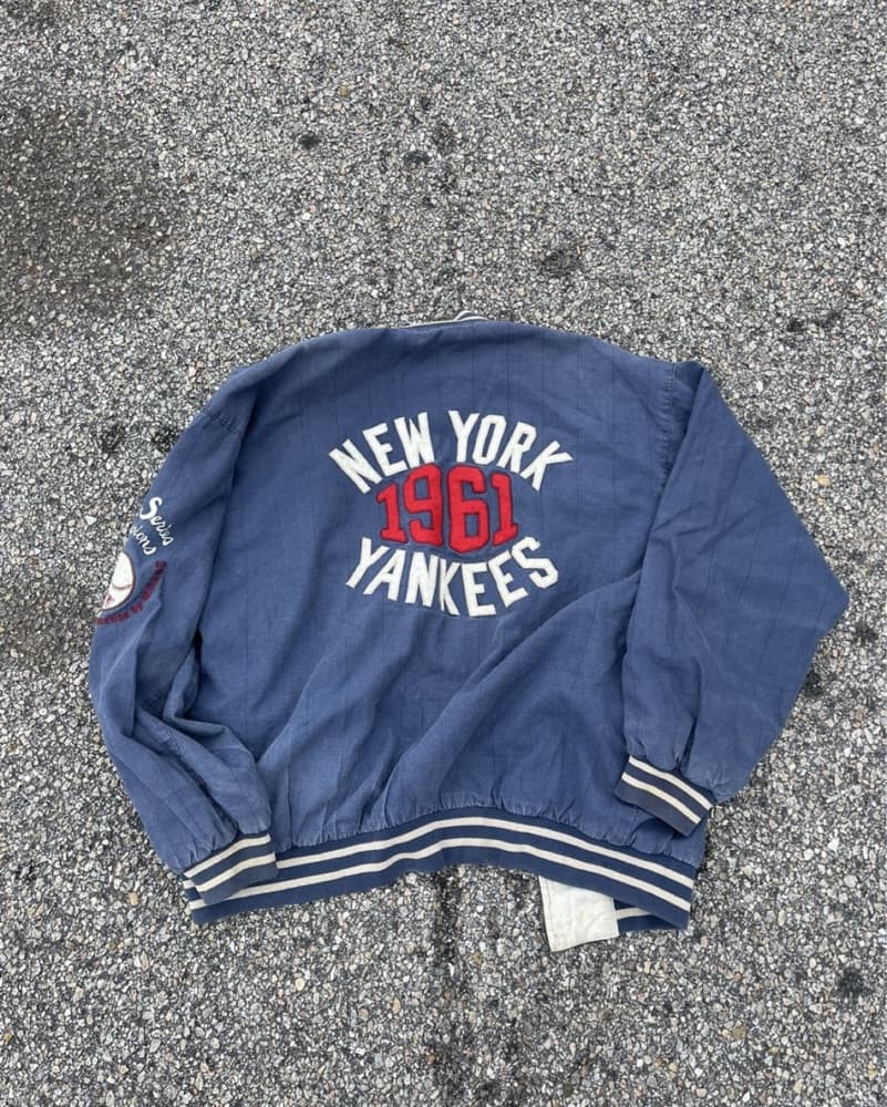 Vintage Yankees Varsity Jacket - Image 2