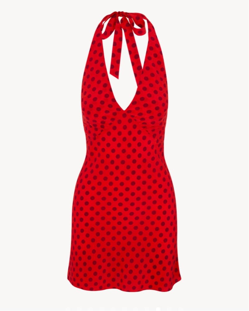 Realisation Par Polka Dot Halter Dress - Image 1