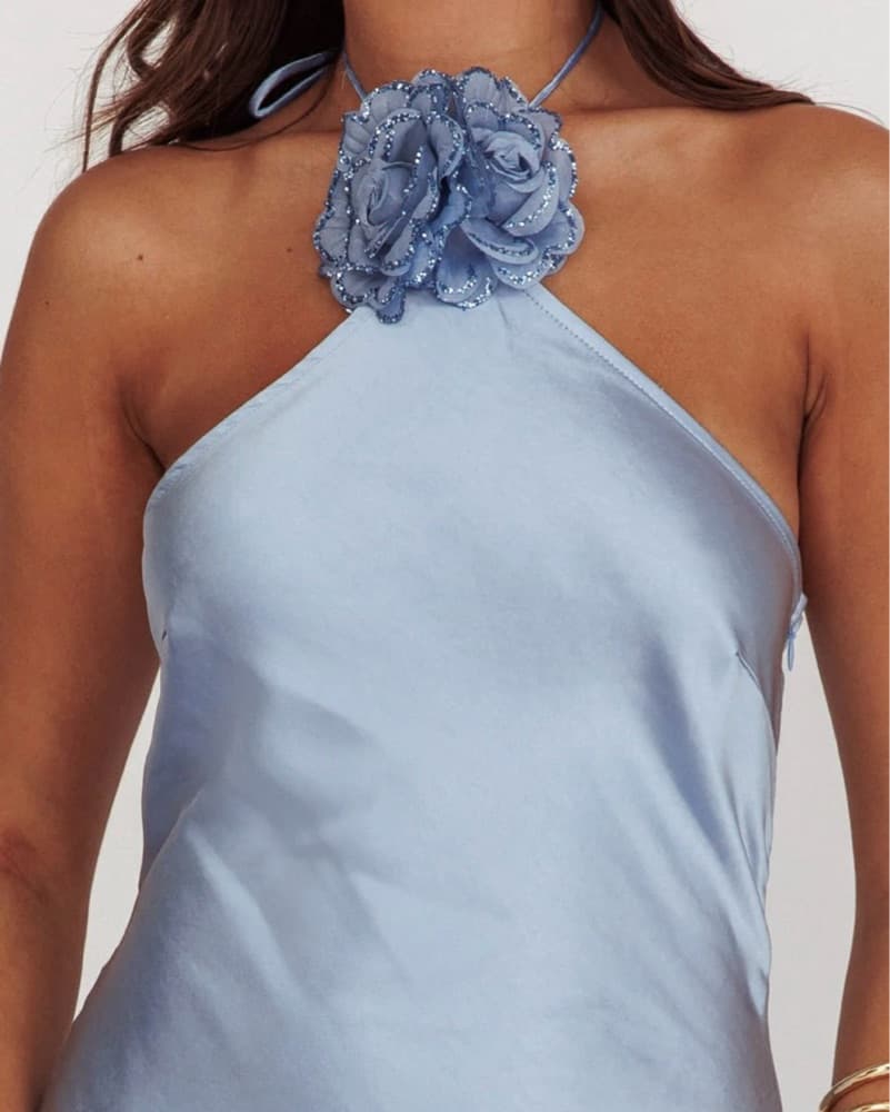 Selfie Leslie Powder Blue Dress  - Image 3