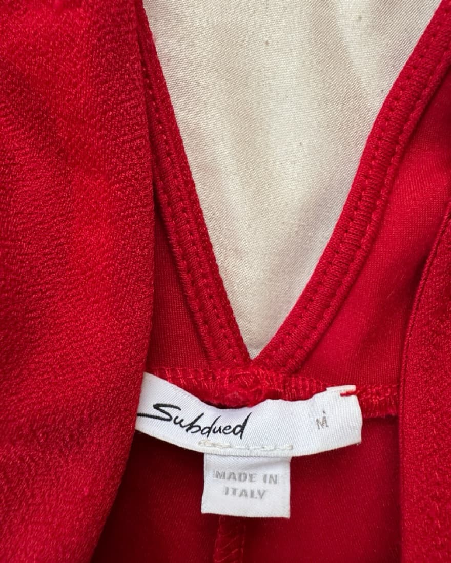 Subdued Red Bodysuit - Image 3
