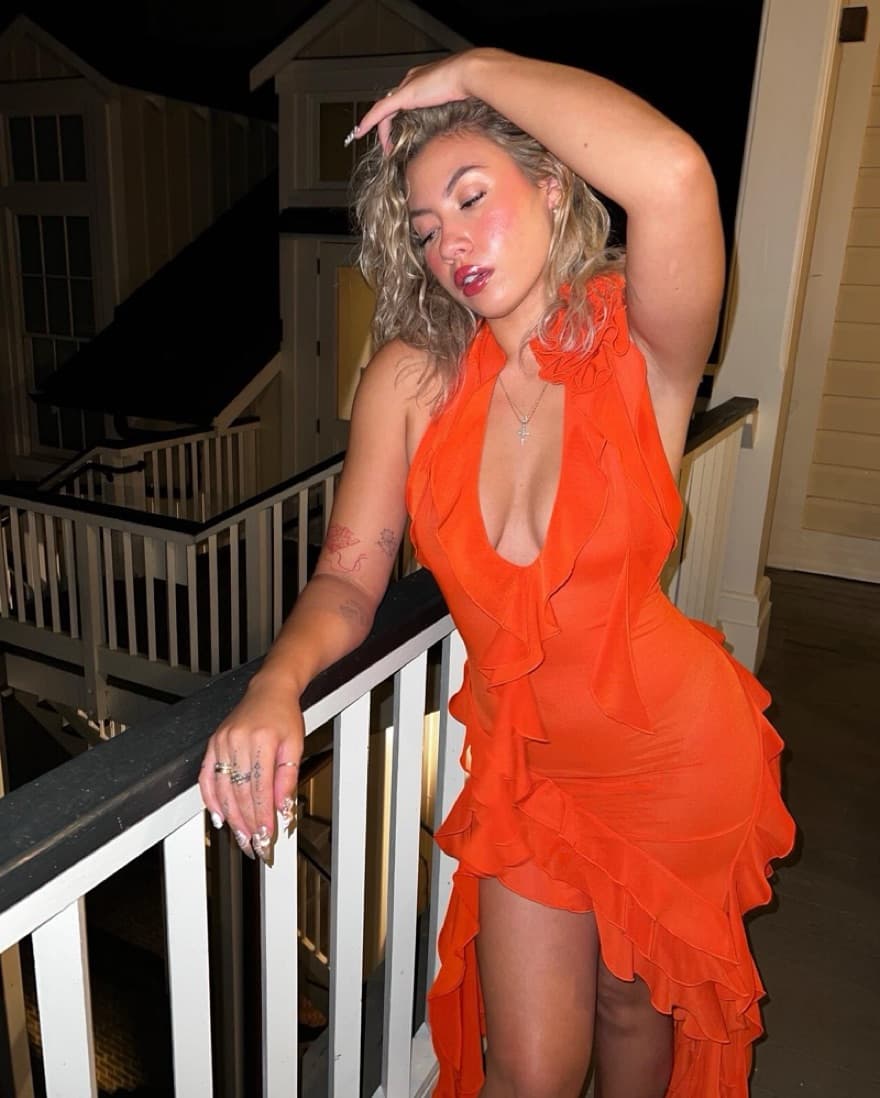 Fanci Club Orange Salsa dress - Image 3