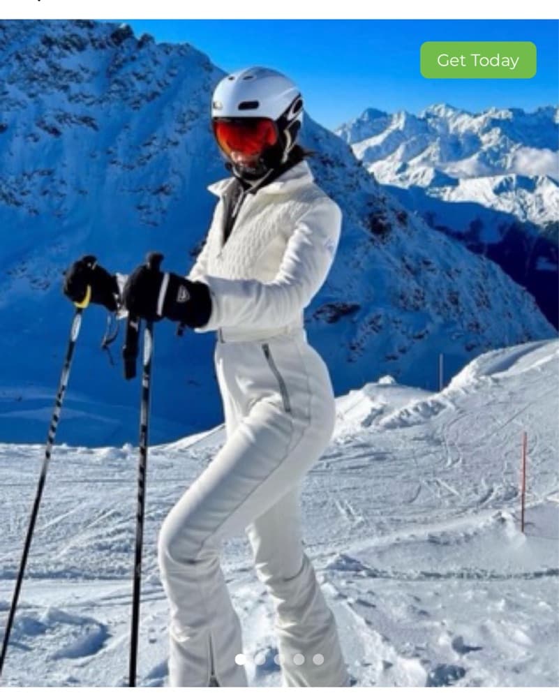 My Sunday Ski White Suit 2 - Image 1