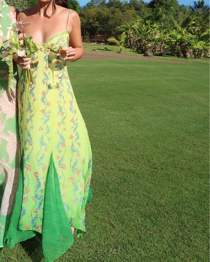Saloni Vibrant Floral Maxi Dress - Image 2