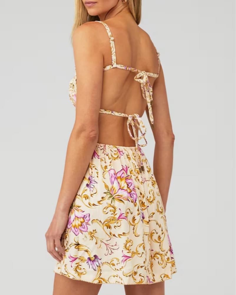 Logan Mini Dress- Pink/multi - Image 3