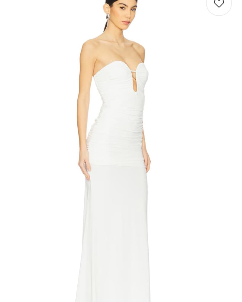 White Dress Bardot  - Image 2