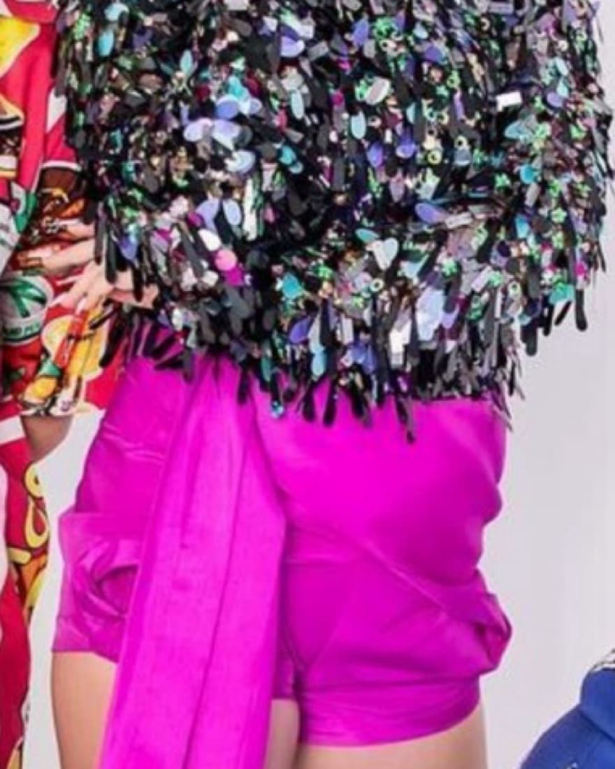 Paper London Sash Magenta Short  - Image 6