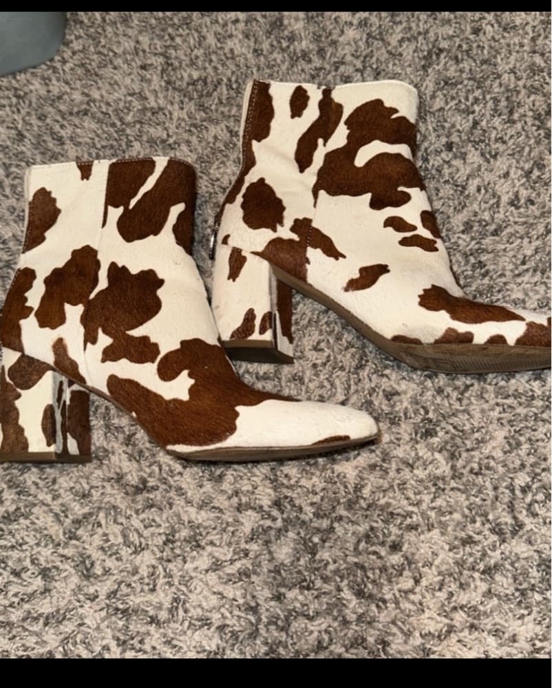 Steve Madden Cowprint Ankle Boot - Image 2