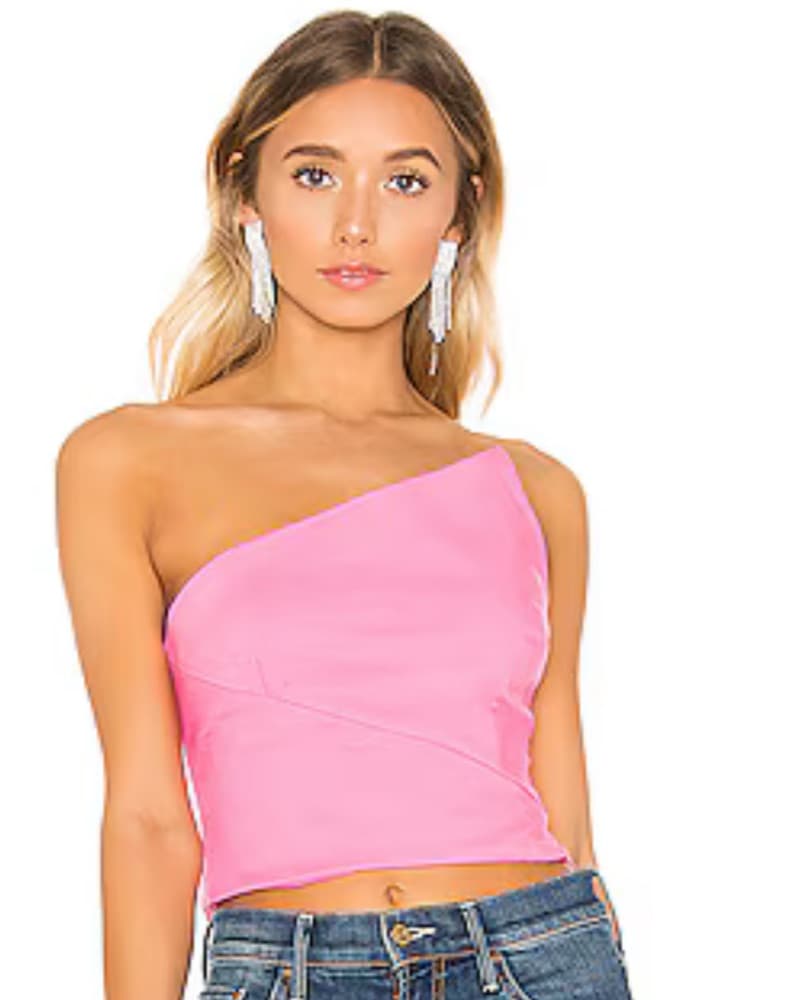 Pink Strapless Top  - Image 1