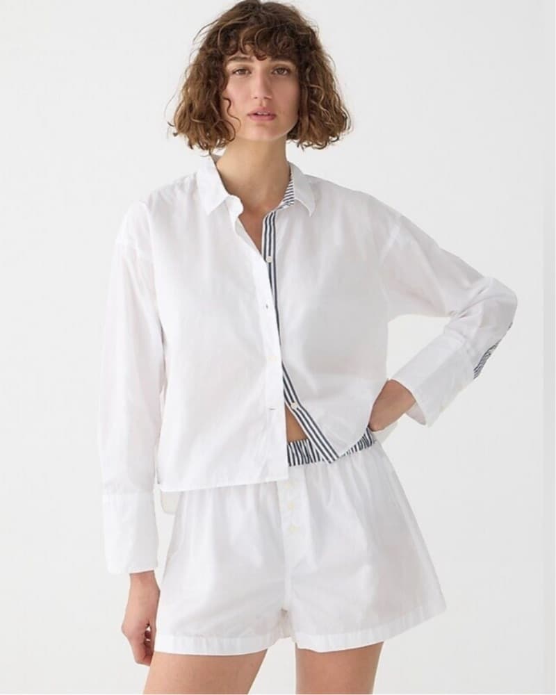 Cotton Poplin Boxer Set - Image 1