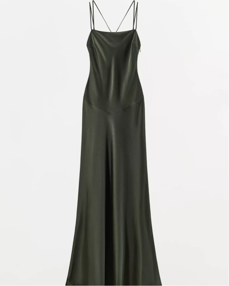 Zara Limited Edition Satin Long Dress - Image 1