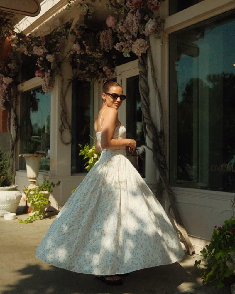 Whimsical Floral Midi Dress - Image 3