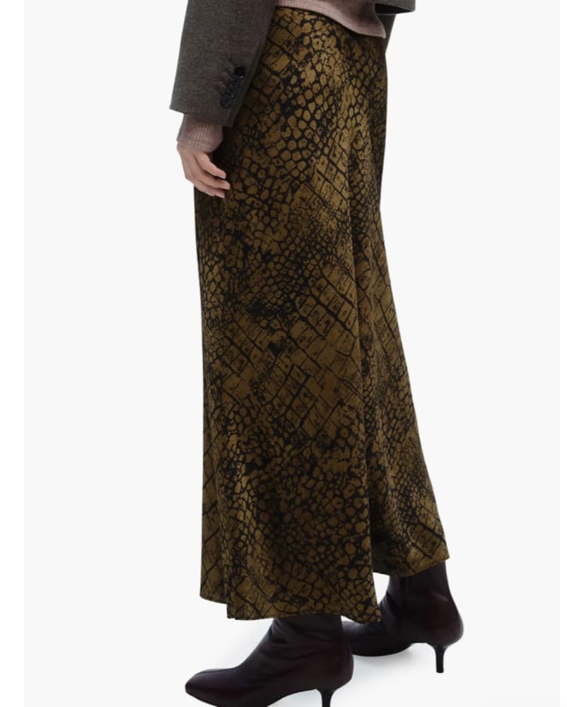 Crocodile Print Skirt - Image 3
