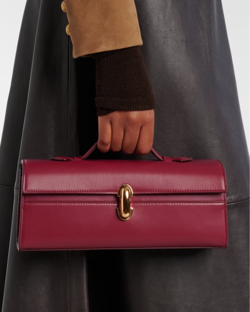 Savette Slim Leather Top Handle Bag - Image 2