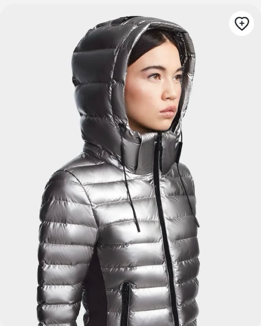 Rudsak Silver Puffer Jacket - Image 1