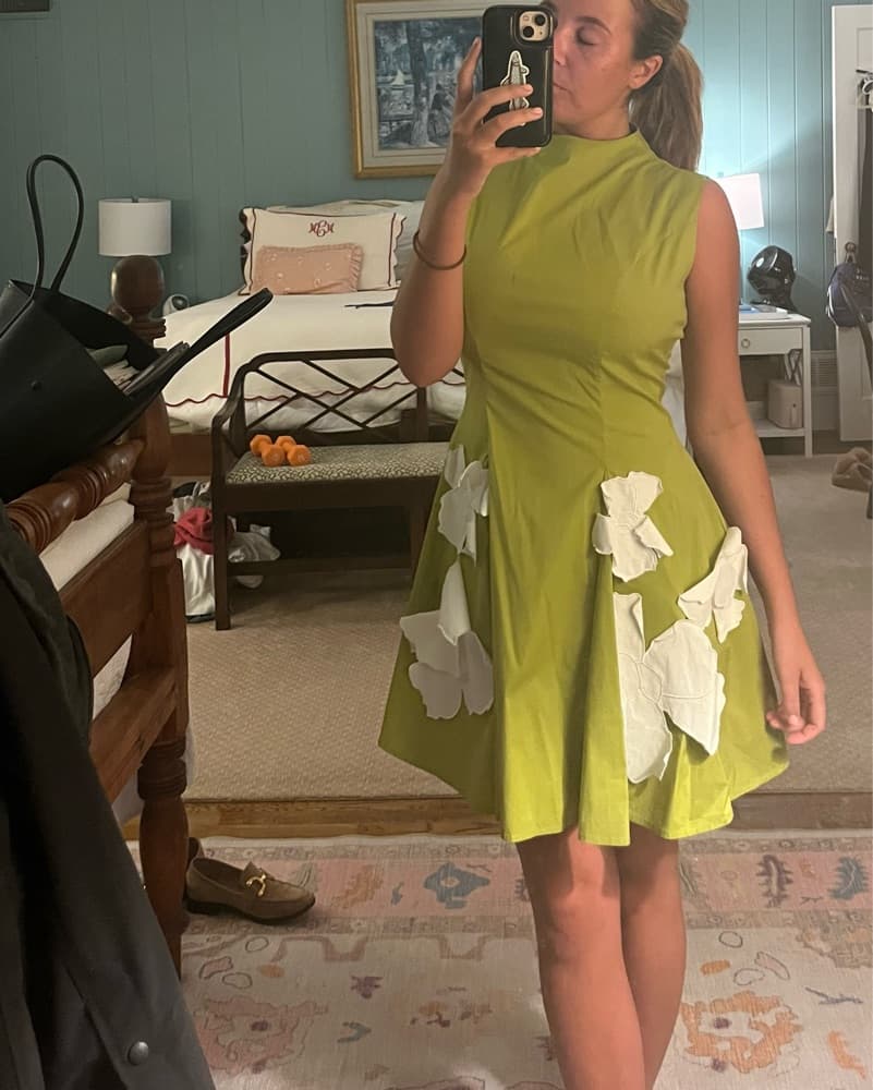 GreVibrant Floral Embellished Midi Dress - Image 2