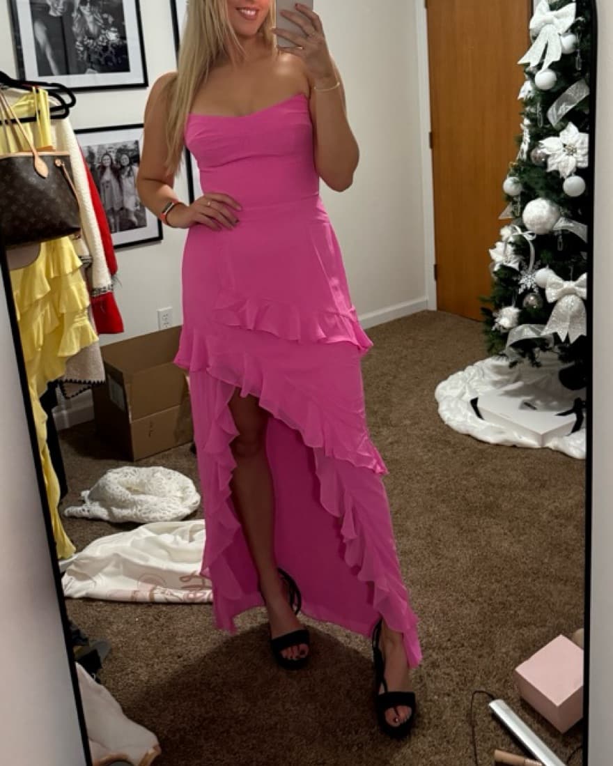 Amanda Uprichard Ruffle Maxi Dress - Image 2