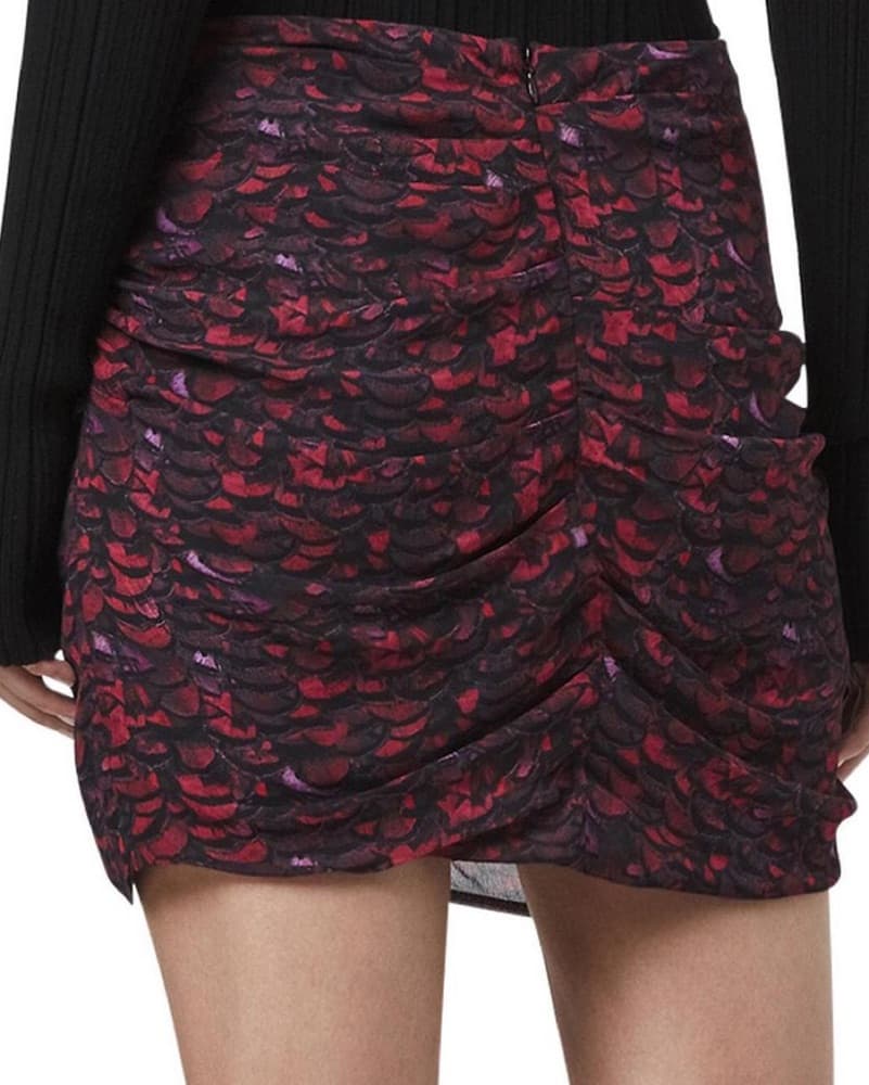 Allsaints Ruched Chiffon Minikskirt - Image 2