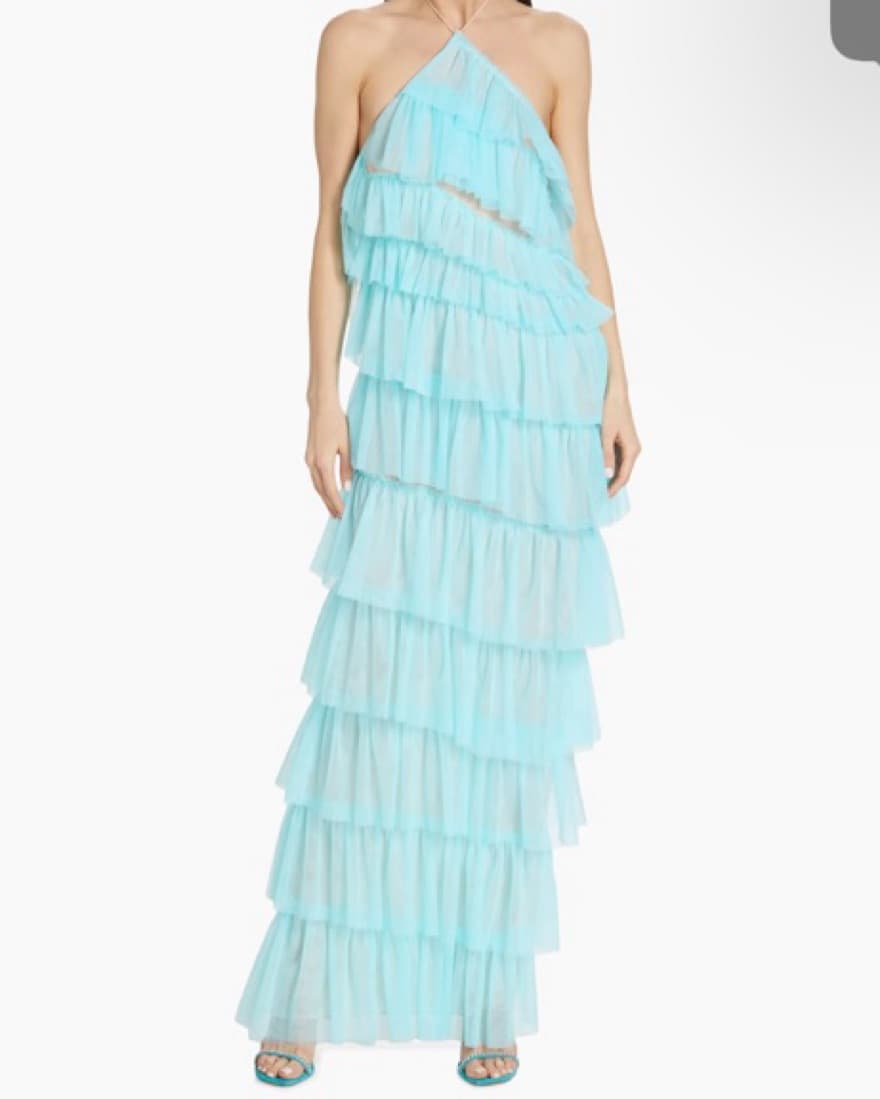 The Bar Henri Tiered Ruffle Gown  - Image 3