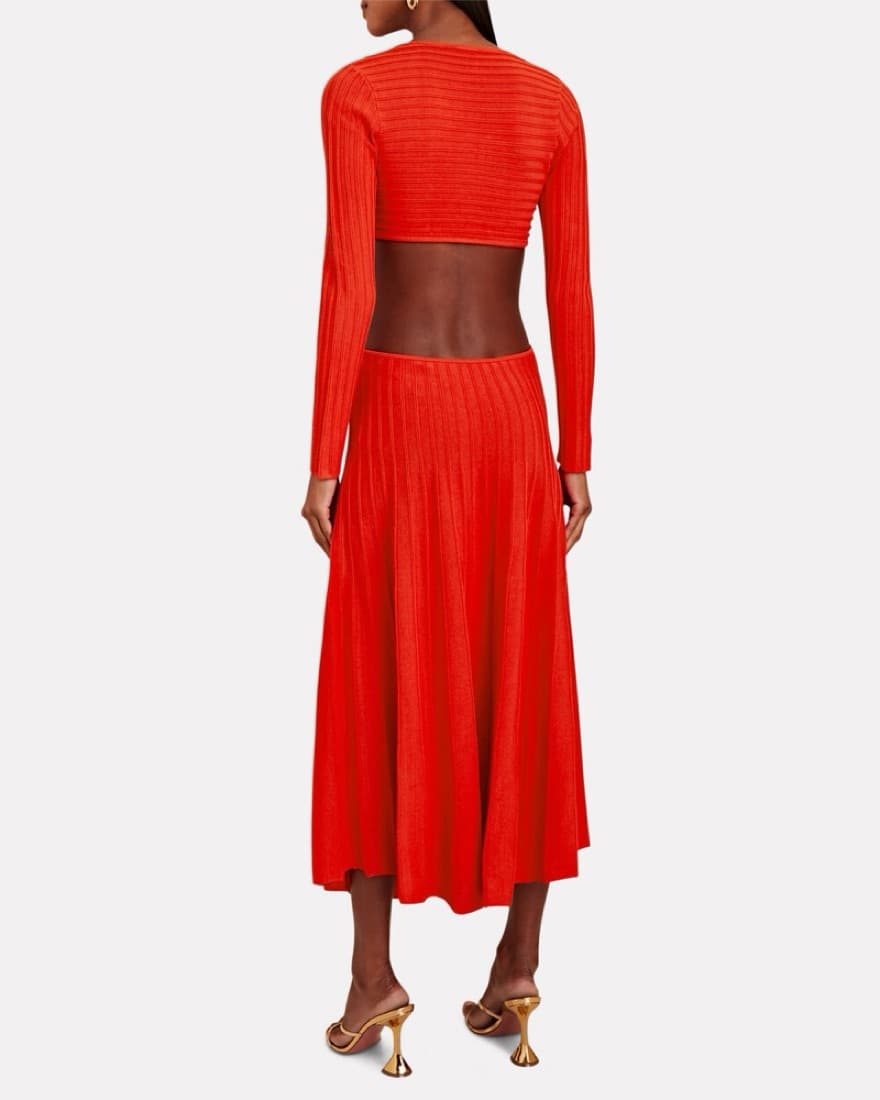 Cult Gaia Red Cutout Maxi Dress  - Image 2