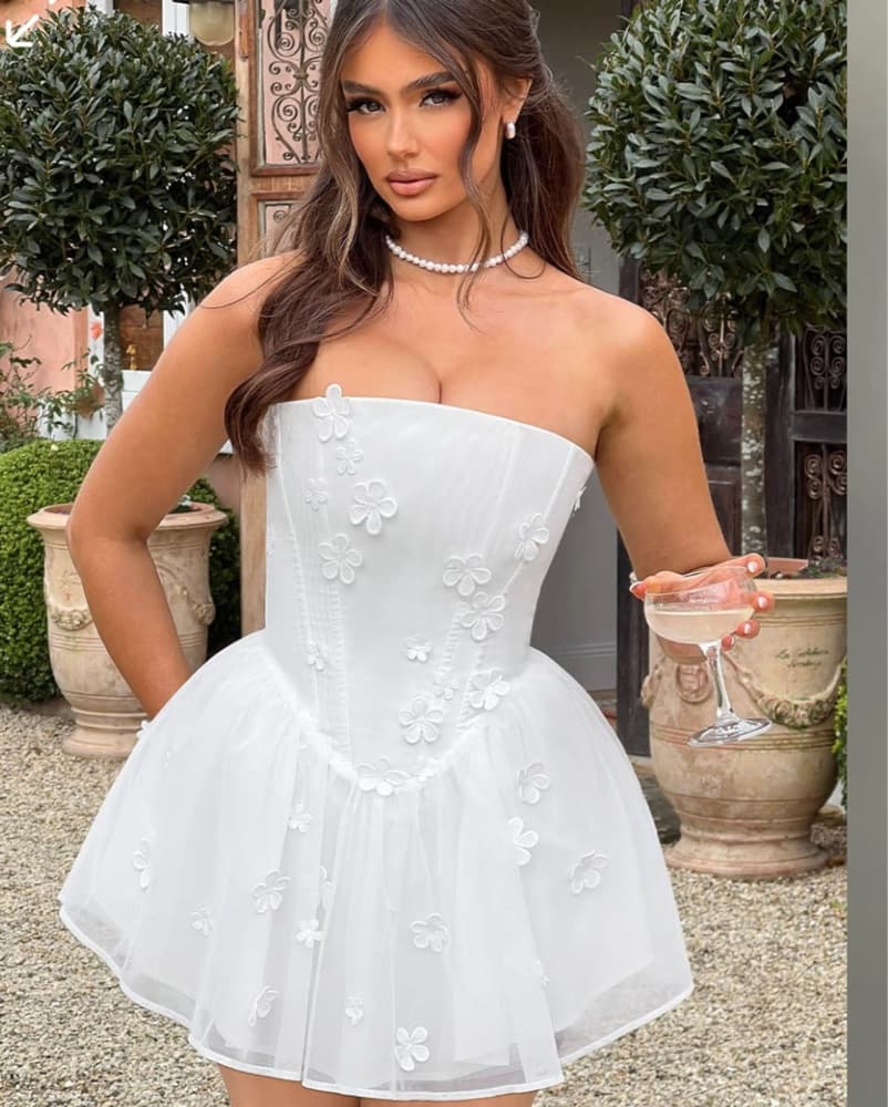 Justina Playsuit - Ivory  - Image 3