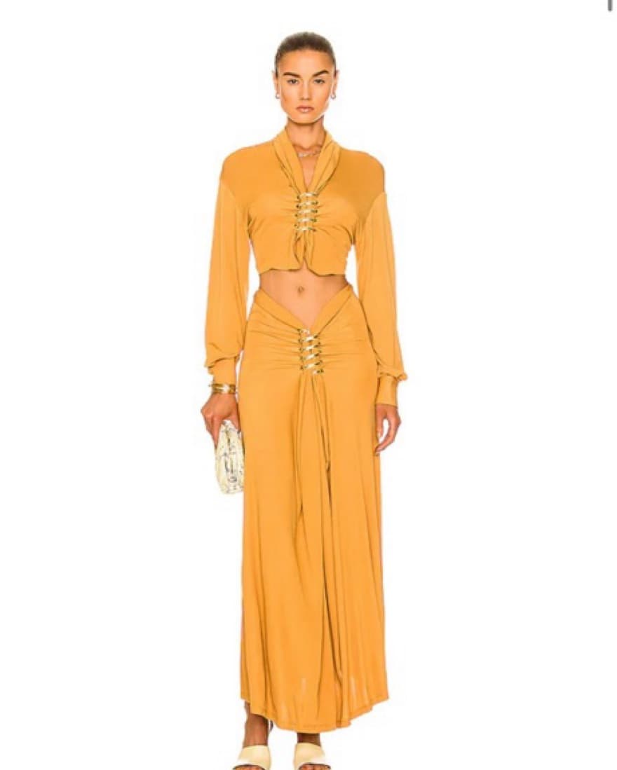 Christopher Esber Caramel Coiled Dress - Image 2