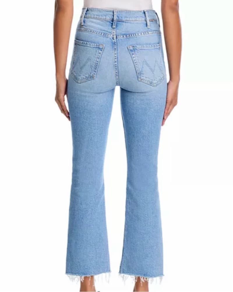 MOTHER Light Blue High Rise Flare Jeans - Image 2