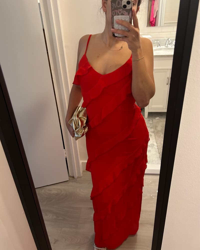 Red Formal Dress - Image 3