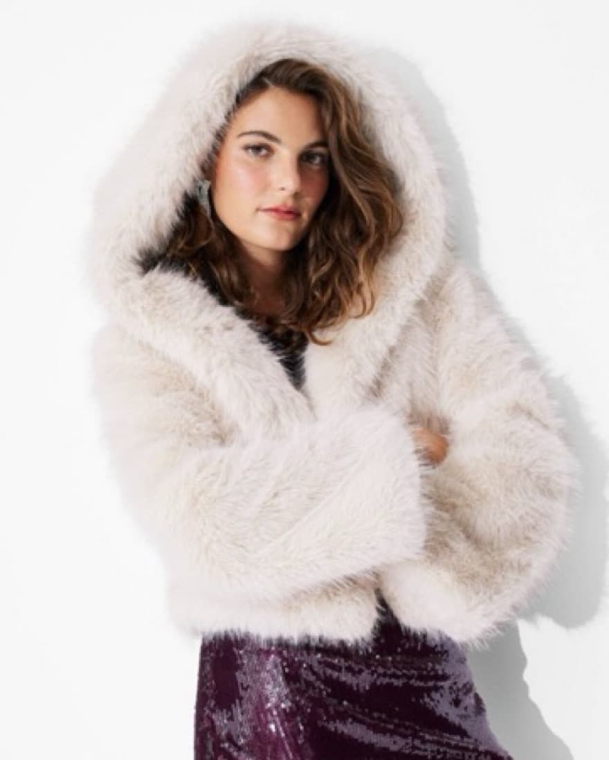 Target Viral Faux Fur Jacket - Image 1