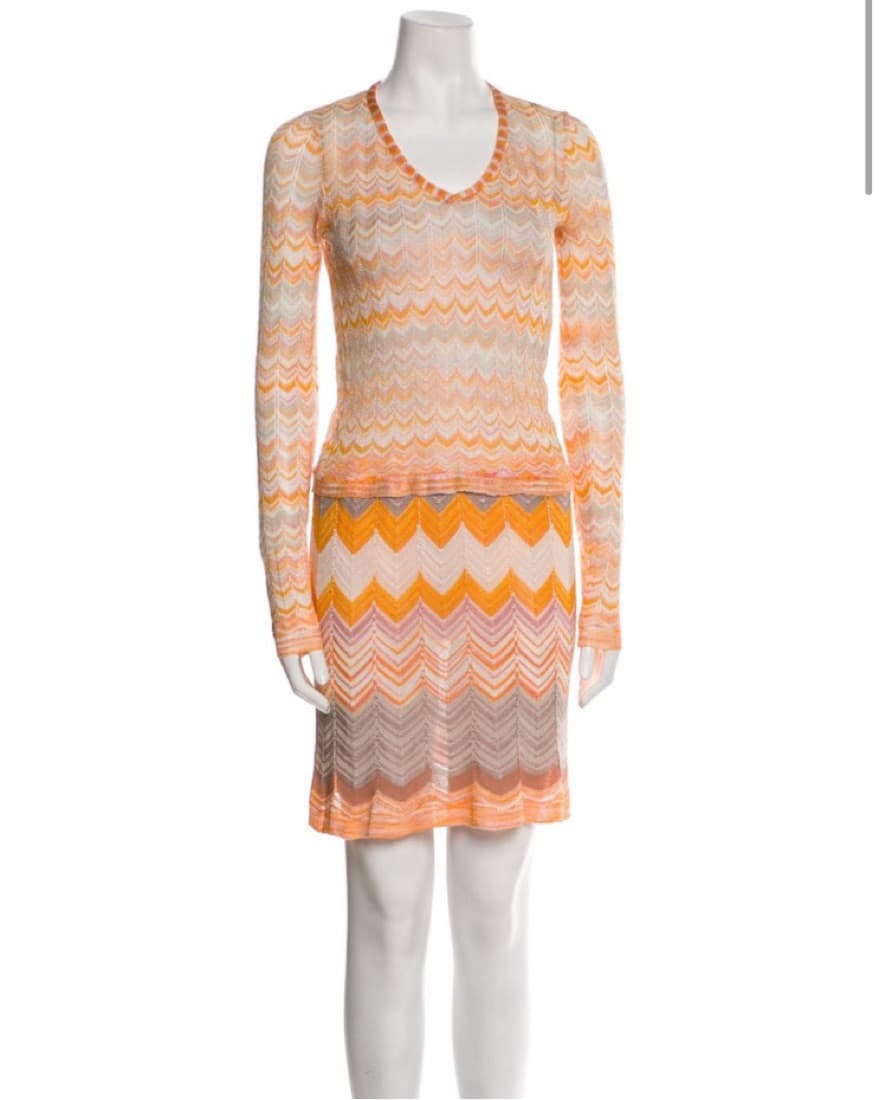 Orange Missoni Dress - Image 1